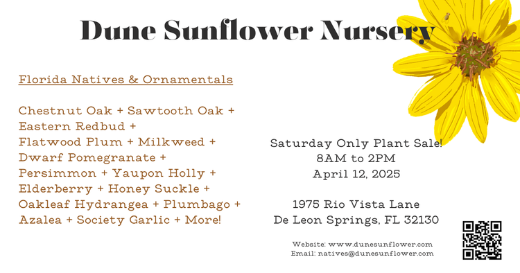 Plant Sale this Saturday, April 12, 2025!