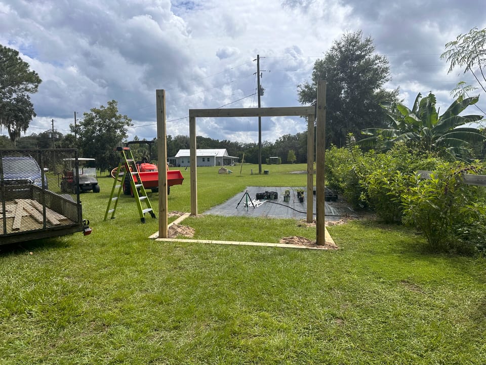 We are Building a Shade Shack for Plant Propagation